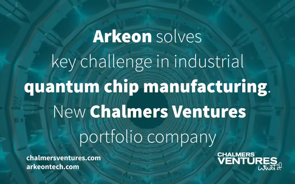 Arkeon-new portfolio company - chalmers ventures