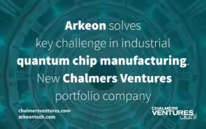 Arkeon-new portfolio company - chalmers ventures